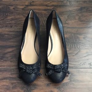 Arturo Chiang Bow Wedge Heel